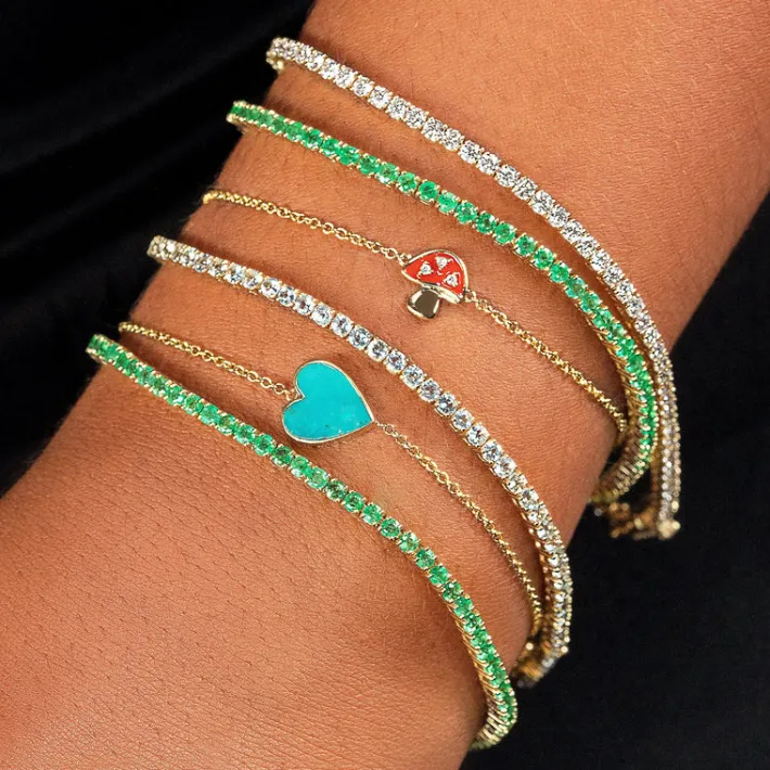The Last Line The Perfect Personalized Tennis Bracelet