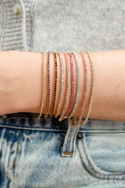 The Last Line The Perfect Personalized Tennis Bracelet