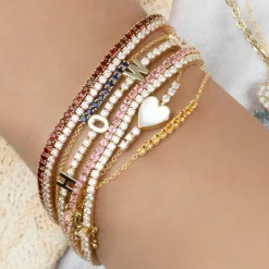 The Last Line The Perfect Personalized Tennis Bracelet