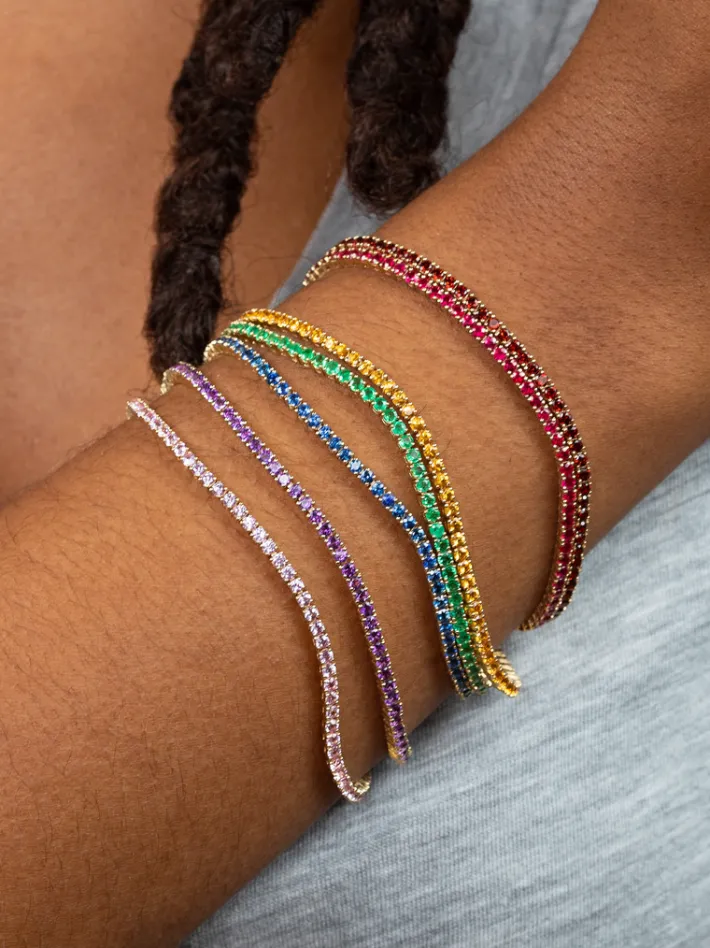 The Last Line The Perfect Personalized Tennis Bracelet