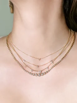 The Last Line Triple Bestie Birthday Cake Necklace