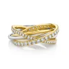 The Last Line With a Twist Cocktail Ring