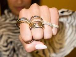 The Last Line With a Twist Cocktail Ring