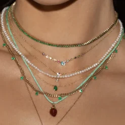 The Last Line Yin Yang Bezel Linked Necklace