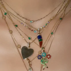 The Last Line Yin Yang Bezel Linked Necklace