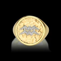 The Last Line Zodiac Coin Ring