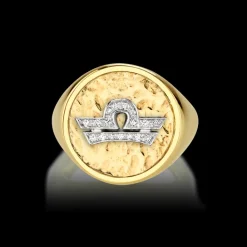 The Last Line Zodiac Coin Ring