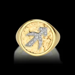 The Last Line Zodiac Coin Ring