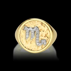 The Last Line Zodiac Coin Ring