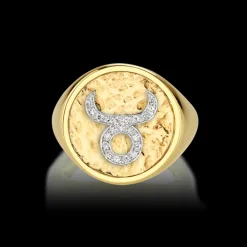 The Last Line Zodiac Coin Ring