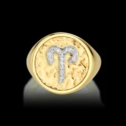 The Last Line Zodiac Coin Ring