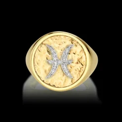 The Last Line Zodiac Coin Ring