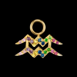 The Last Line Zodiac Hoop Earring Charm