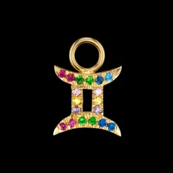 The Last Line Zodiac Hoop Earring Charm